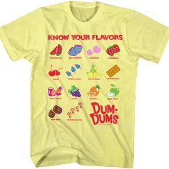 Dum Dums - Flavor Chart (Yellow)