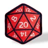 Dungeons And Dragons D20 Fleece Throw Blanket | 20-Sided Dice | 52 x 48 Inches