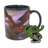 Dungeons and Dragons Red Dragon Mug & Gazer Beholder Pin