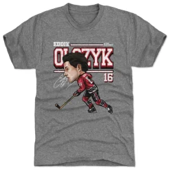 Eddie Olczyk Chicago Cartoon WHT
