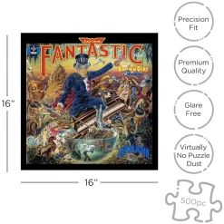 Elton John Captain Fantastic 500 Piece Jigsaw Puzzle