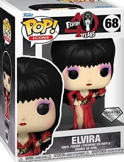 Elvira 40th Anniversary Funko POP Vinyl Figure | Elvira (Diamond Glitter)