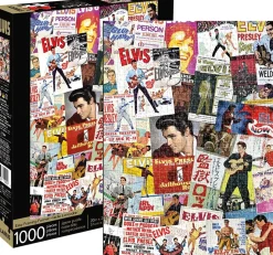 Elvis Presley Movie Poster Collage 1000 Piece Jigsaw Puzzle