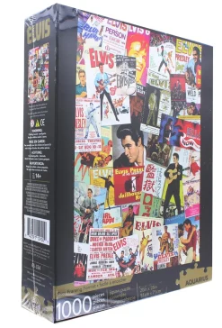 Elvis Presley Movie Poster Collage 1000 Piece Jigsaw Puzzle