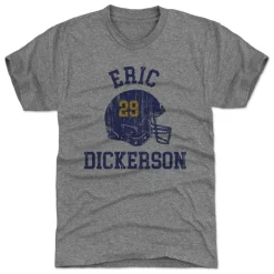 Eric Dickerson Los Angeles R Helmet Font