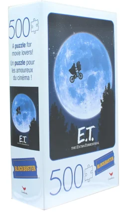 E.T. The Extra Terrestrial 500 Piece Jigsaw Puzzle in Plastic VHS Video Case