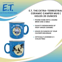 E.T. The Extra-Terrestrial Ceramic Camper Mug | Holds 20 Ounces