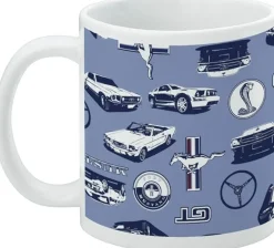 Ford - Mustang Logos Pattern Mug