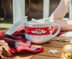 Friends Central Perk Holiday Sweater Soup Mug With Vented Lid | Holds 24 Ounces