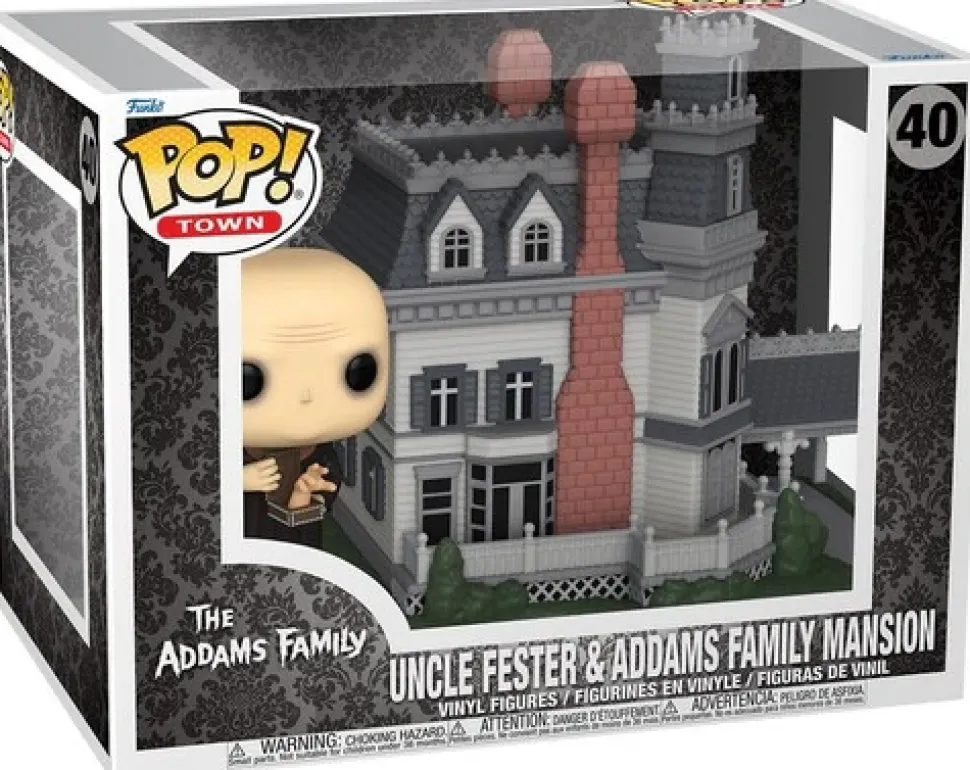 FUNKO POP! Town: Addams Family Classic - Addams Home w/ Uncle Fester