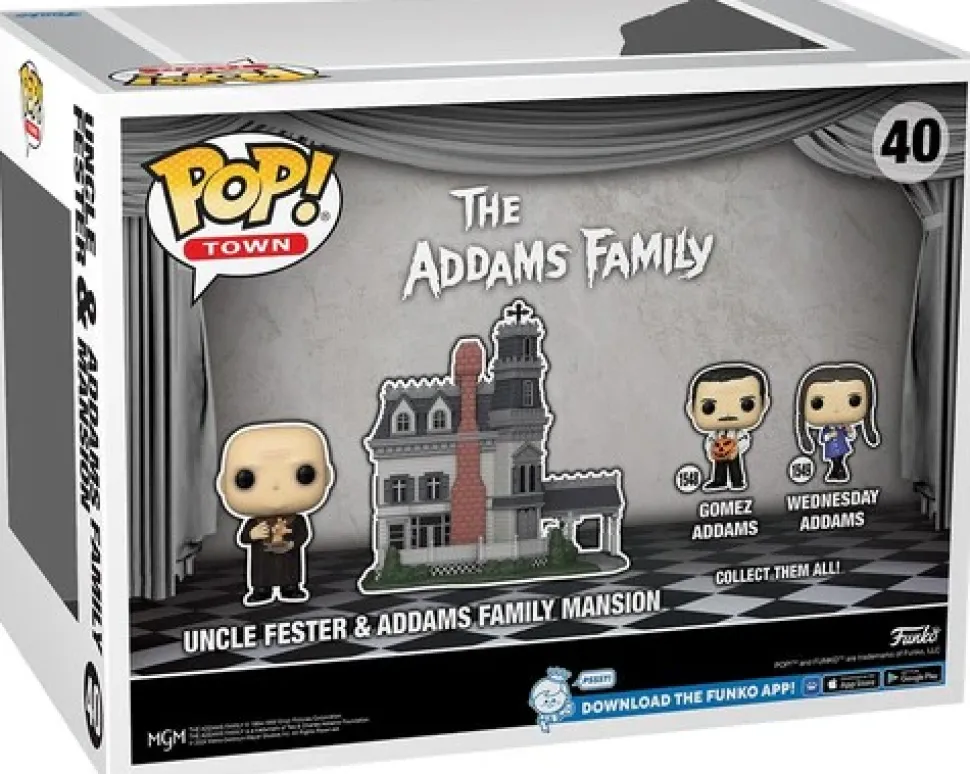FUNKO POP! Town: Addams Family Classic - Addams Home w/ Uncle Fester