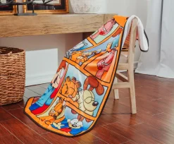 Garfield and Friends Fleece Throw Blanket | 45 x 60 Inches