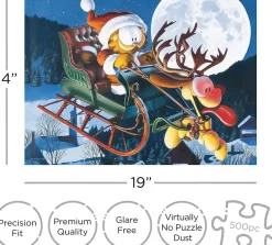 Garfield Christmas 500 Piece Jigsaw Puzzle