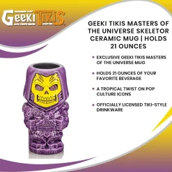 Geeki Tikis Masters of the Universe Skeletor Ceramic Mug | Holds 21 Ounces