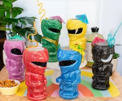 Geeki Tikis Power Rangers Green Ranger Ceramic Mug | Holds 16 Ounces