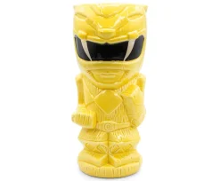 Geeki Tikis Power Rangers Yellow Ranger Ceramic Mug | Holds 15 Ounces