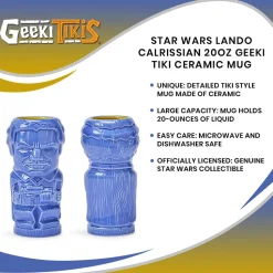 Geeki Tikis Star Wars Lando Calrissian Ceramic Mug | Holds 20 Ounces