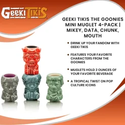 Geeki Tikis The Goonies Mini Muglet 4-Pack | Mikey, Data, Chunk, Mouth