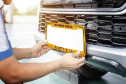 Ghostbusters ECTO-1 License Plate Frame For Cars | Ghostbusters Collectible