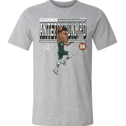 Giannis Antetokounmpo Cartoon WHT