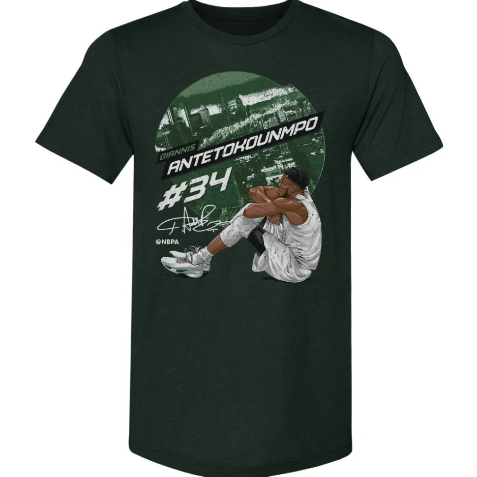 Giannis Antetokounmpo City Emblem WHT