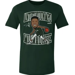 Giannis Antetokounmpo Milwaukee Toon WHT
