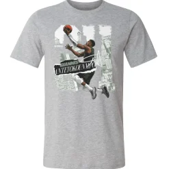 Giannis Antetokounmpo Milwaukee Rough WHT