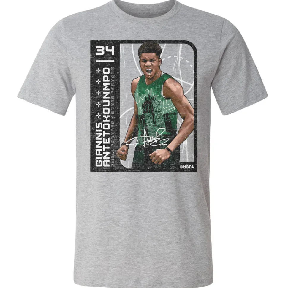 Giannis Antetokounmpo Milwaukee Card WHT