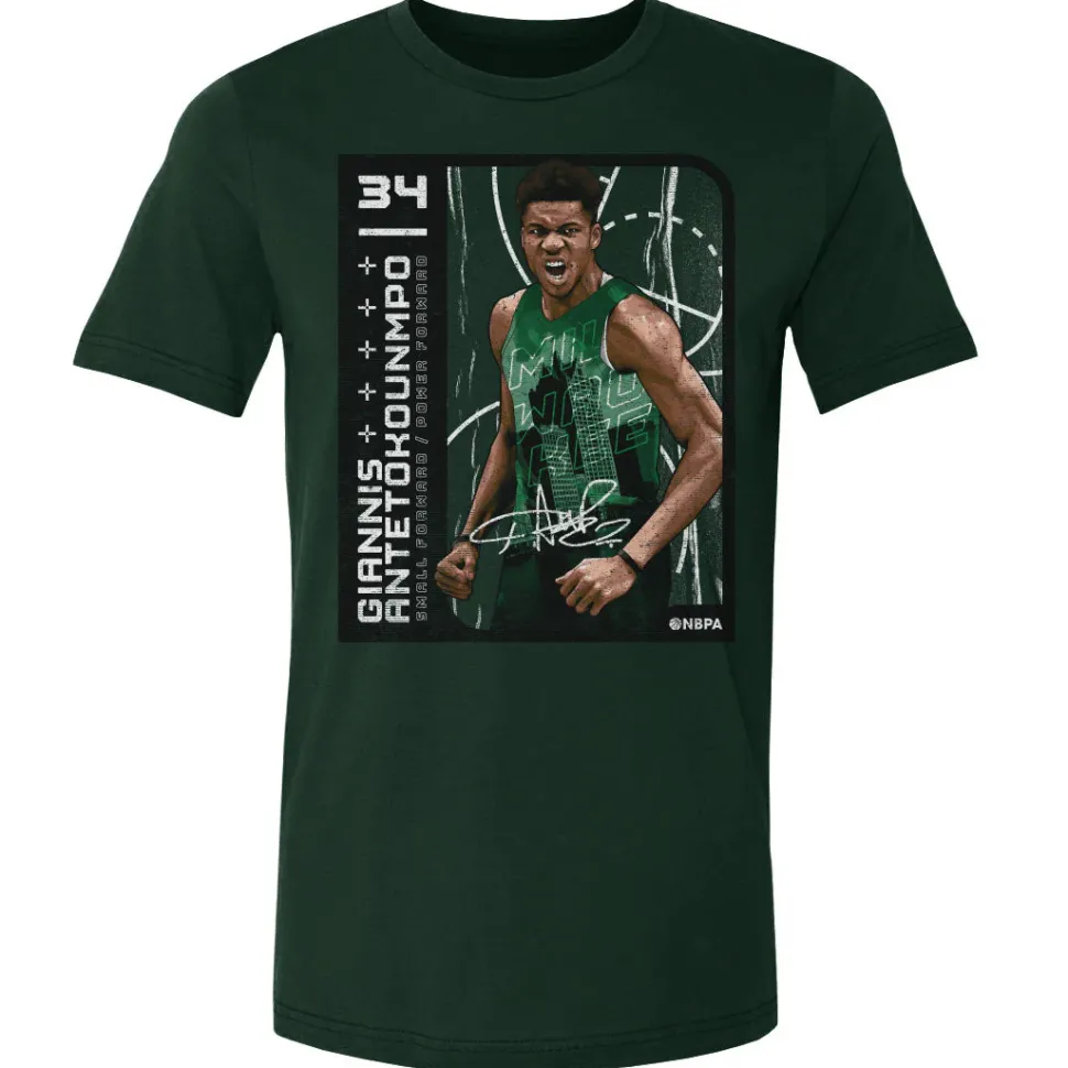 Giannis Antetokounmpo Milwaukee Card WHT