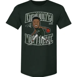 Giannis Antetokounmpo Milwaukee Toon WHT