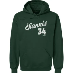 Giannis Antetokounmpo Milwaukee Script WHT