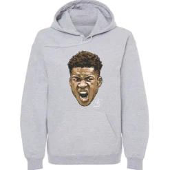 Giannis Antetokounmpo Scream B WHT