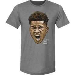 Giannis Antetokounmpo Scream B WHT