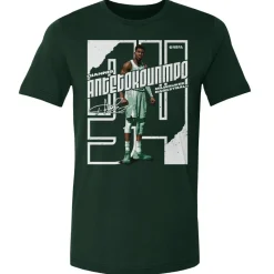 Giannis Antetokounmpo Stare Stretch WHT