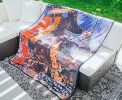 Godzilla: Son of Godzilla Fleece Throw Blanket | 45 x 60 Inches