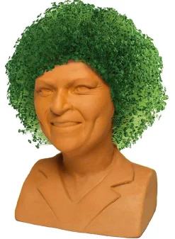 Golden Girls Chia Pet Rose Decorative Pottery Planter