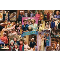 Golden Girls Collage '80s Puzzle For Adults And Kids | 1000 Piece Jigsaw Puzzle