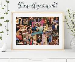 Golden Girls Collage '80s Puzzle For Adults And Kids | 1000 Piece Jigsaw Puzzle