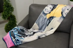 Golden Girls Portrait Throw Blanket | Features A Smiling Cast | 60 x 45 Inches