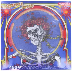 Grateful Dead Skull & Roses 450 Piece Record Disc Jigsaw Puzzle