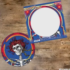Grateful Dead Skull & Roses 450 Piece Record Disc Jigsaw Puzzle