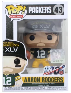 Green Bay Packers NFL Funko POP Vinyl Figure | Aaron Rogers SB Champions XLV