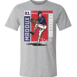 Greg Maddux Chicago Card Stat WHT