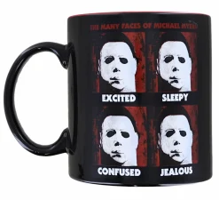 Halloween Many Faces of Michael Myers Ceramic Mug | Holds 20 Ounces