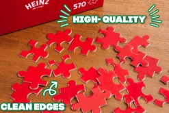 Heinz Ketchup All-Red Food Puzzle For Adults And Kids | 570 Piece Jigsaw Puzzle
