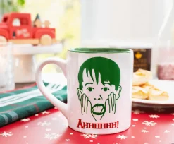 Home Alone Kevin Face Merry Christmas Ceramic Mug | Holds 14 Ounces