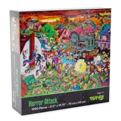 Horror Attack 1000-Piece Jigsaw Puzzle | Toynk Exclusive