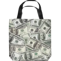 Hundred Dollar Bills Tote Bag