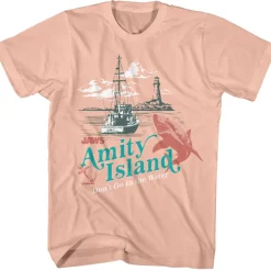 Jaws - Peach Amity Poster