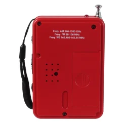 Jensen AM/FM Weather Band Radio with Flashlight